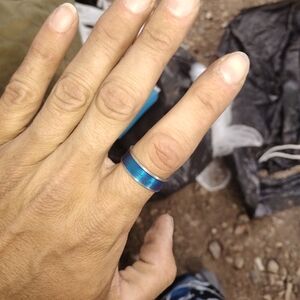 Blue Men's Ring